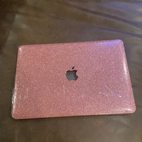MacBook rose gold Pink Glitter case 13/10 EUC - Picture 4 of 6